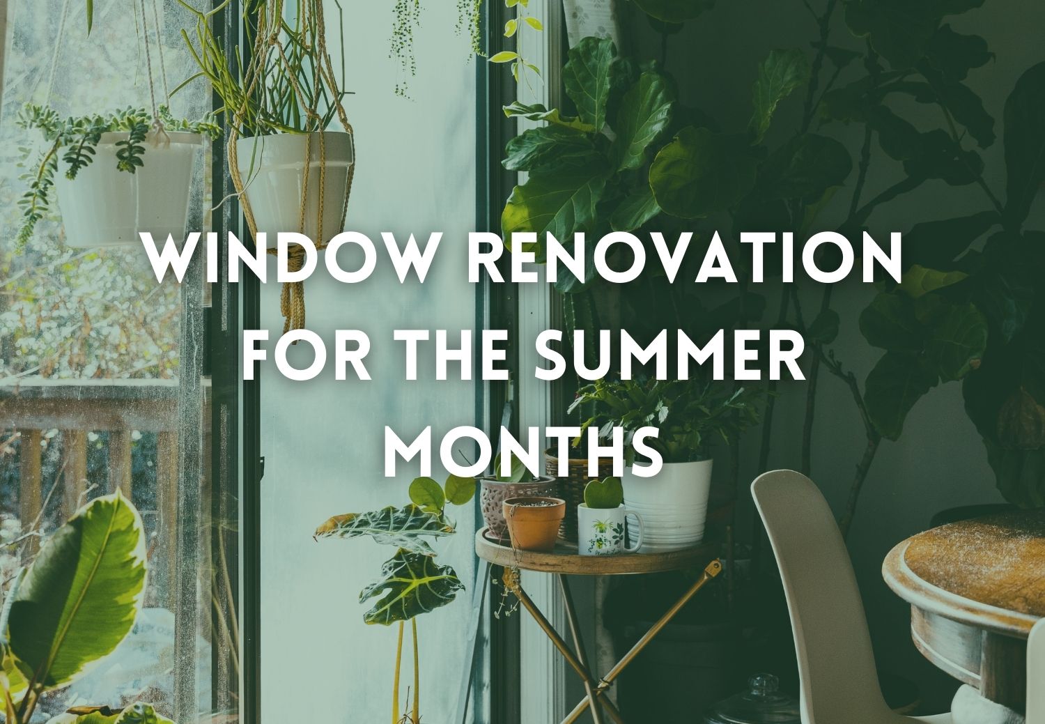Window Renovation for the summer months